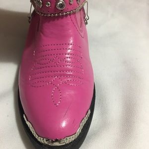 Austin girls pink embellished boots size 13